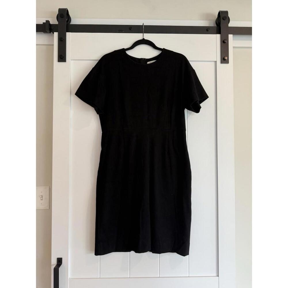 MM LAFLEUR‎ Minimalist Black Pencil Dress Size 14